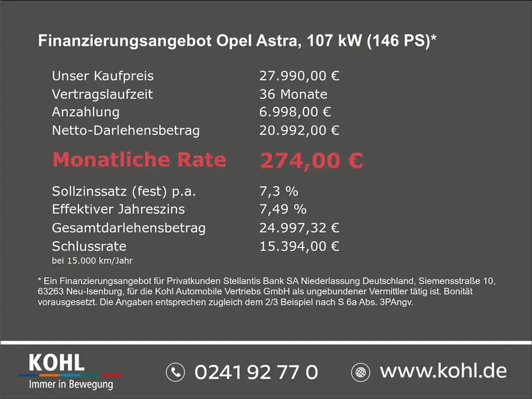 Opel Astra - Thumbnail 1