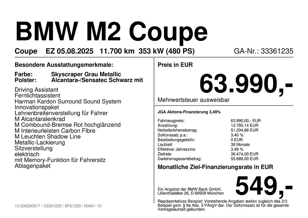 BMW M2 - Thumbnail 3