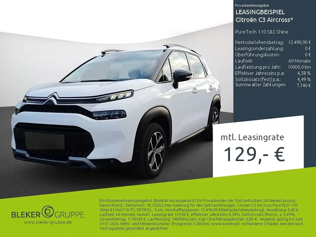 Citroen C3 Aircross PureTech Shine - foto 1