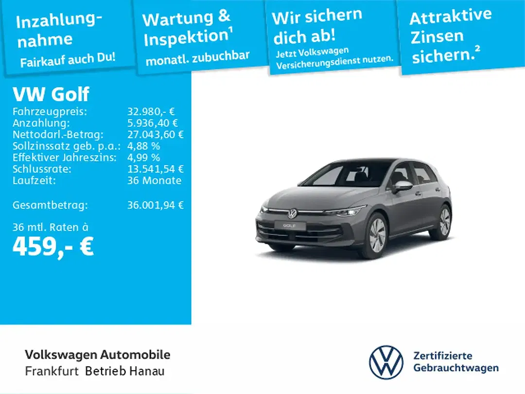 Volkswagen Golf - Thumbnail 1